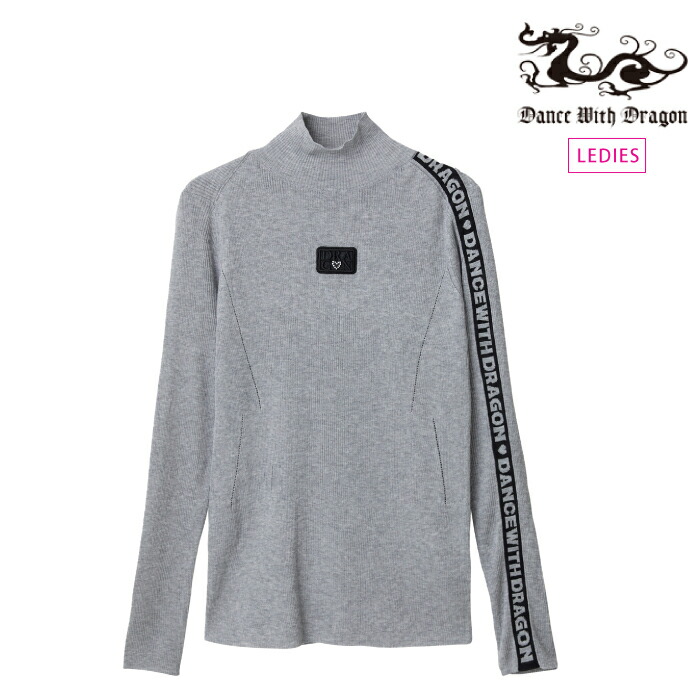 【30%OFF SALE】Dance With Dragon ダンスウィズドラゴン ゴルフウェア レディース スーパーハイゲージインナーニット D2-669121 CACE_02