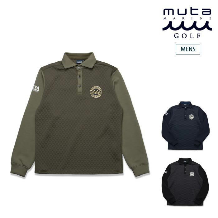 muta MARINE GOLF ムータマリンゴルフ メンズ ムーバブル ロングスリーブポロシャツ MGJC-446377 CACE_02
