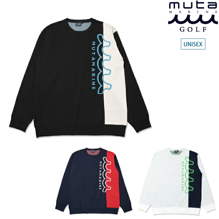 ムータマリン ムータマリンゴルフ　長袖カットソー　サイズ5 muta MARINE GOLF ムータマリンゴルフ メンズ ゴルフウェア 長袖