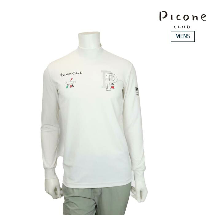 【30%OFF SALE】 ピッコーネクラブ ゴルフウェア メンズ 長袖シャツ UV速乾ハイネックプルオーバー C429903 CACE_02