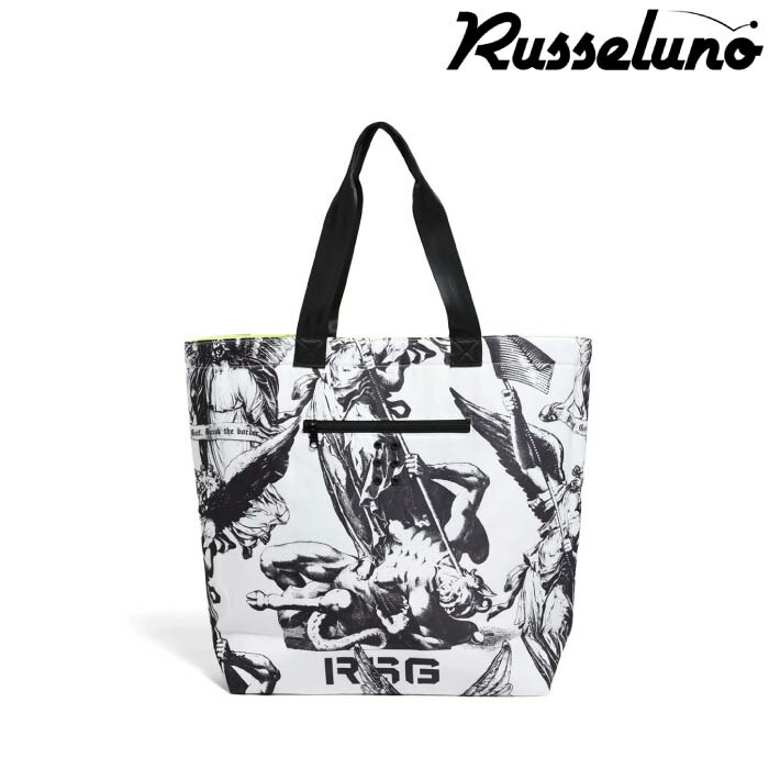 RUSSELUNO ラッセルノ トートバッグ カモフラ柄 ブラウン ゴルフ RUSSELUNO ラッセルノ トートバッグ カモフラ柄 ブラウン ゴルフ