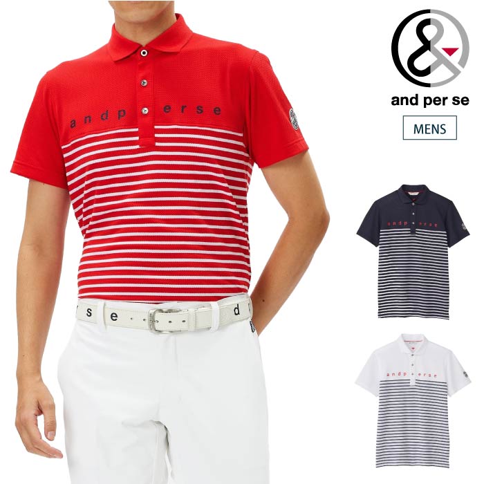 and per se ゴルフウェア　男性L 楽天市場】【40%OFF SALE】and per se アンパスィ メンズ ゴルフ