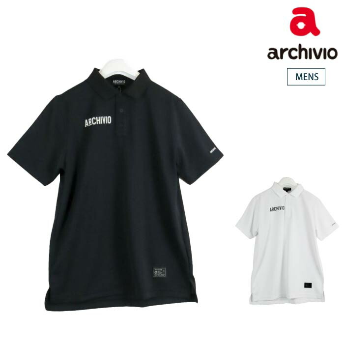 【40%OFF SALE】archivio アルチビオ ゴルフシャツ ゴルフウェア メンズ UV速乾カノコポロシャツ A369404 CACE_01