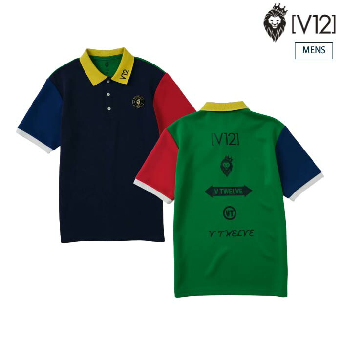 楽天市場】V12 ヴィトゥエルブ HZ DOT POLO ハーフジップ バック