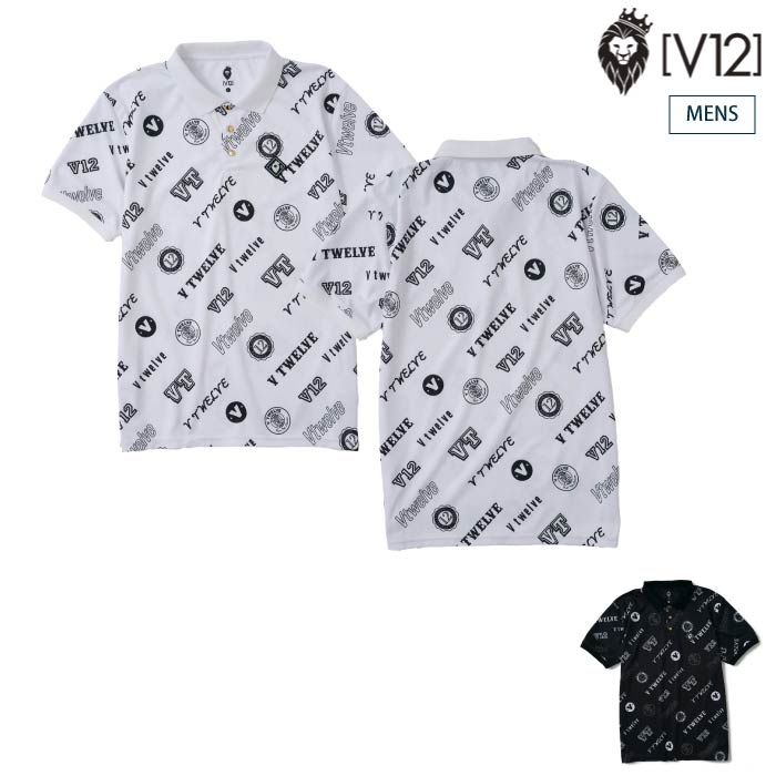 楽天市場】V12 ヴィトゥエルブ HZ DOT POLO ハーフジップ バック