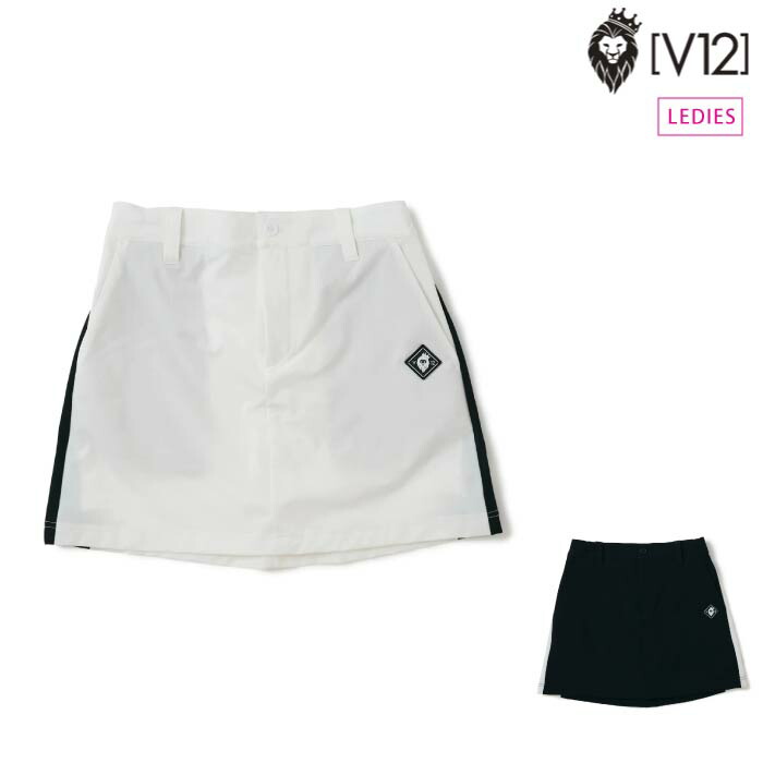 V12 ヴィトゥエルブ ゴルフ スコート ゴルフお召しもの レディース BR SKIRT 吸汗速乾 V122410-SK03 CACE_01