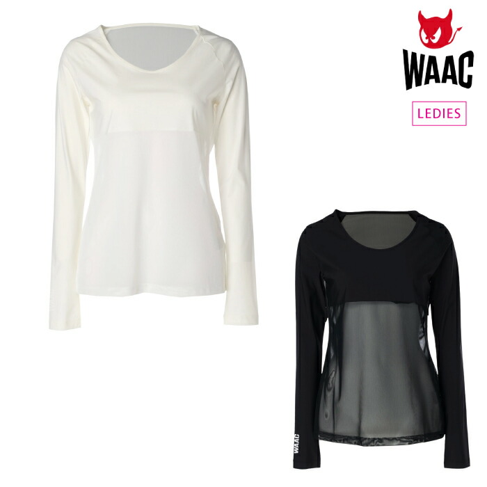 WAAC ワック ゴルフ御召しもの レディース WOMENS ライトナイロンハイテンション 長袖肌付き 定番品 072249050 CACE_01