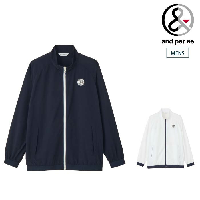 アンパスィ　and per se ネイビー　ジャケット　ジップアップ　ビックロゴ 楽天市場】【セール】20％OFF and per se アンパスィ メンズ