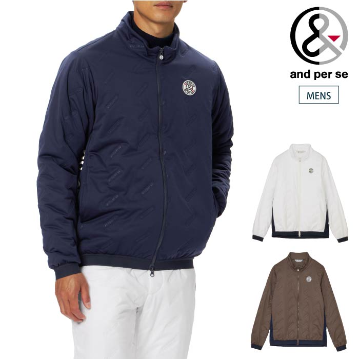 楽天市場】and per se アンパスィ ゴルフウェア メンズ ブルゾン