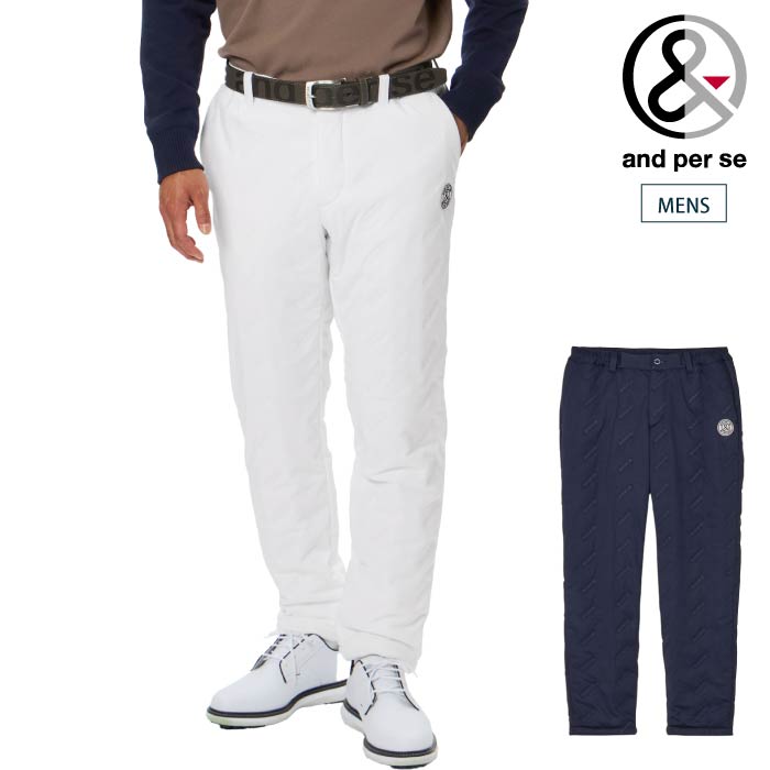 楽天市場】【20%OFF SALE】and per se アンパスィ ゴルフウェア メンズ