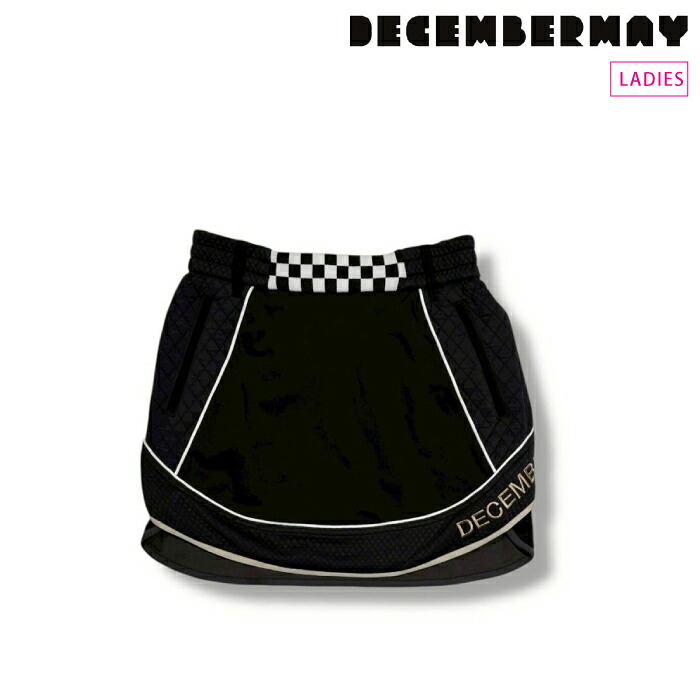 DECEMBERMAY ディセンバーメイ ゴルフ御召しもの レディース キルト スコート Quilt combination skirt WOMEN あったか 軽さ 伸ばすこと セットアップ相応う 2-512-2558 秋冬 2025