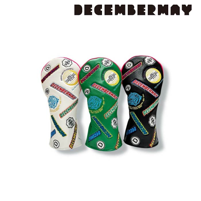 DECEMBERMAY ディセンバーメイ ゴルフ メンズ レディース Embroidery head cover for fairway wood フェアウェイウッド用 ヘッドカバー 3-999-8012 秋冬 2025