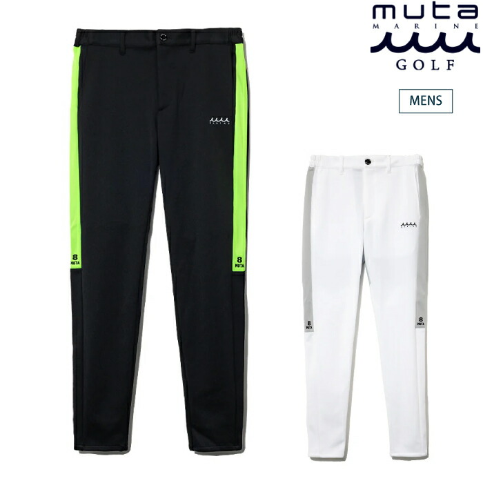 未使用　MUTA サイドライン イージースラックス　ゴルフパンツ　L 未使用 MUTA サイドライン イージースラックス ゴルフパンツ L