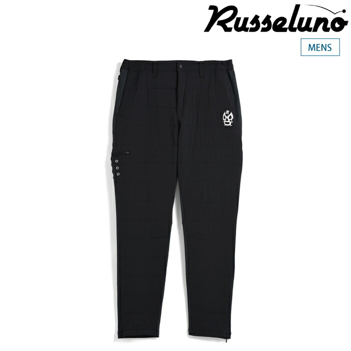 Russeluno ラッセルノ ゴルフ御召しもの メンズ ウォームズボン下 PADDED PANTS ダウンライク 防寒性 セットアップ相応う RS-2530708 秋冬 2025