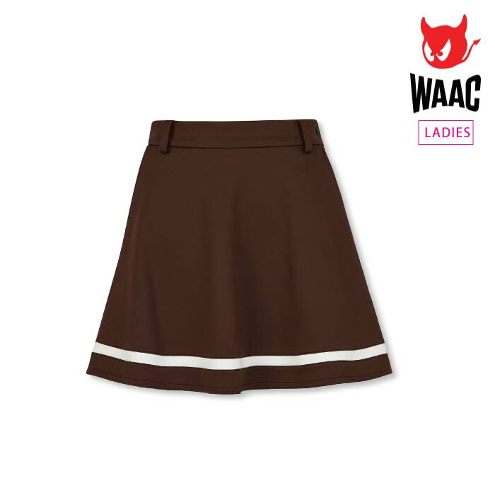 WAAC ワック ゴルフ御召しもの レディース WOMEN スムースジャージースカート 太陽面爆発目論む 伸縮性 口さかしい はだ着ズボン下 072254363 秋冬 2025
