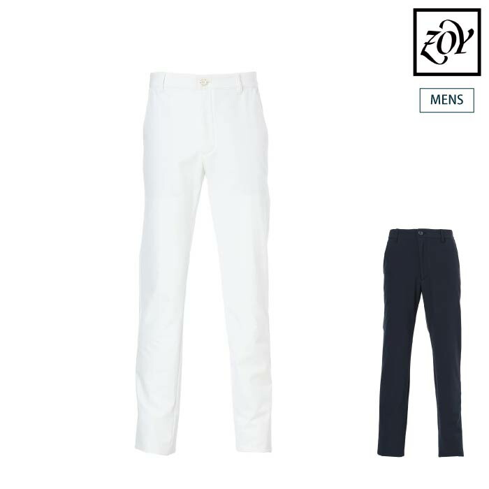 ZOY ゾーイ ゴルフウェア メンズ MEN 4WAYストレッチリサイクルPL×バックフリース ロングパンツ ウォームパンツ ストレッチ 保温 防風 071454413 秋冬 2025|ゴルフシティアルド