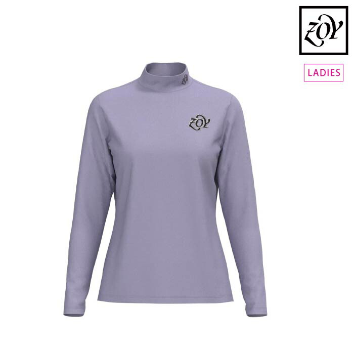 ZOY ゾーイ ゴルフウェア レディース WOMEN フェミューベア天竺 長袖シャツ 消臭機能 071654008 秋冬 2025