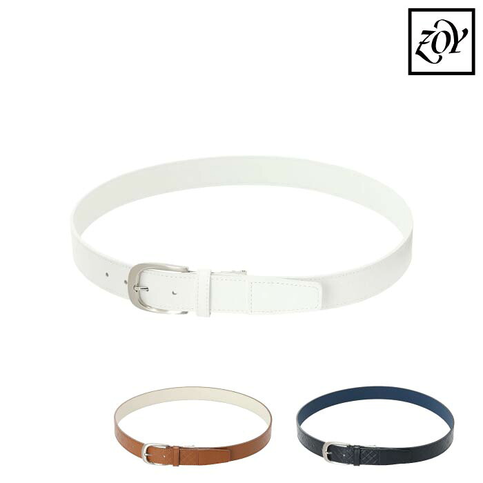 ZOY ゾーイゴルフウェア メンズ レディース UNISEX エンボスベルト モノグラム 大きさとり捨てる可 071799849 秋冬 2025