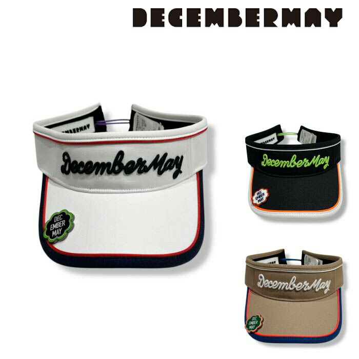 DECEMBERMAY ディセンバーメイ ゴルフウェア マグネット式マーカー付きサンバイザー メンズ レディース Magnetic Visor/ UNISEX 3-999-5135 CACF_01