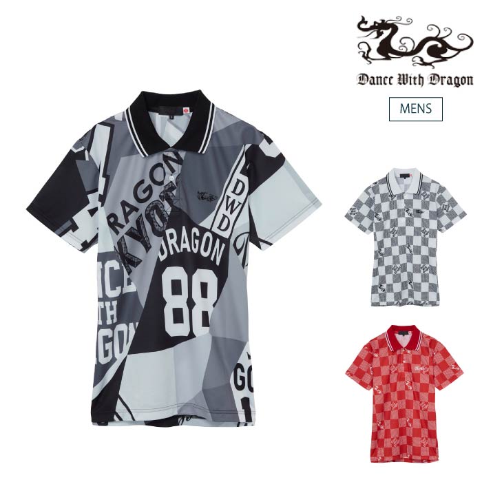 ダンスウィズドラゴンのゴルフウエア 未使用品 メンズ ダンスウィズドラゴン DANCE WITH DRAGON 長袖シャツ