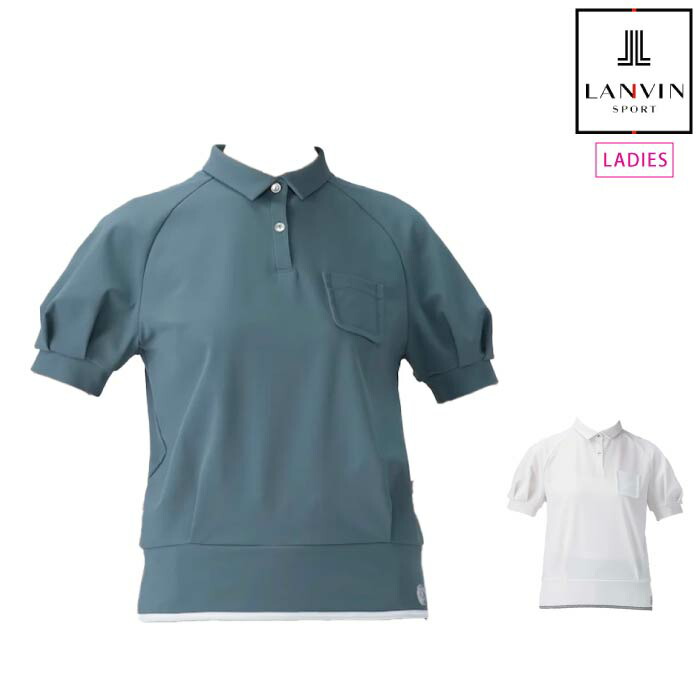 LANVIN SPORT ランバンスポール　セットアップ　バルーン袖　ゴルフ　M LANVIN SPORT ランバンスポール セットアップ バルーン袖 ゴルフ M