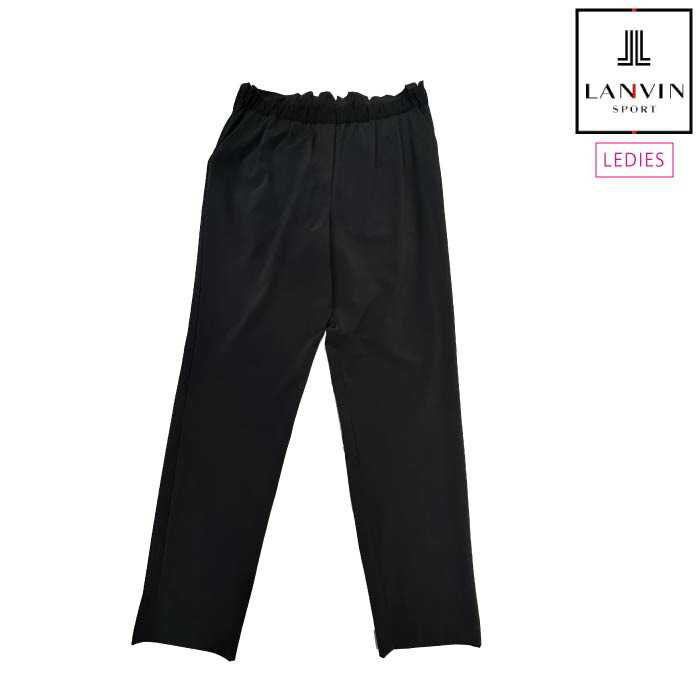 LANVIN SPORTウェストギャザーフルレングスパンツ(38) LANVIN SPORTウェストギャザーフルレングスパンツ(38)
