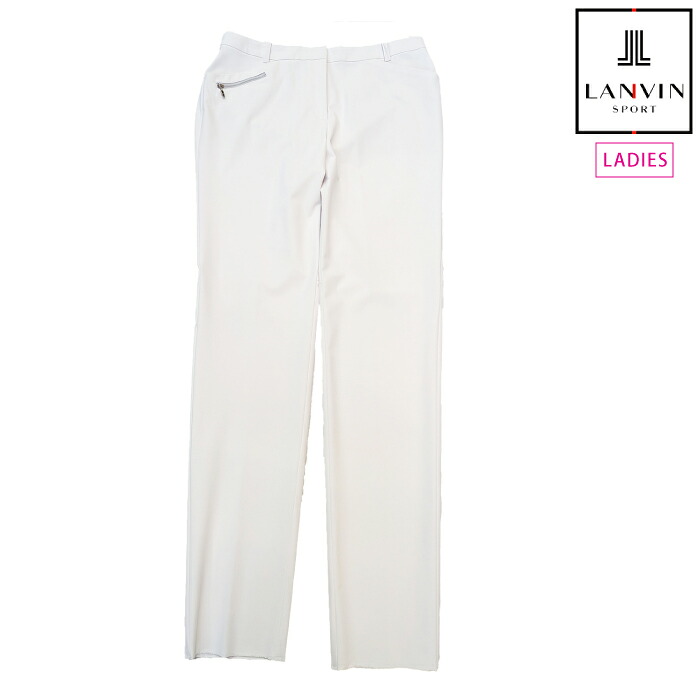 【30%OFF SALE】LANVIN SPORT ランバン スポール ゴルフウェア レディース 【BEACTIVE（美アクティブ）】神白フルレングスパンツ【SUNSCREEN/UV/吸汗速乾/ストレッチ】 VLX8061Y6 CACE_01
