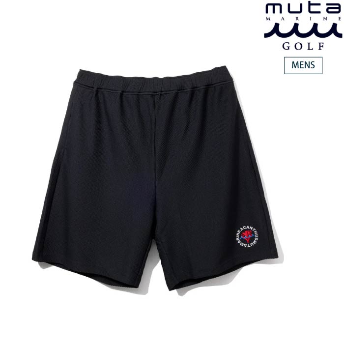 muta MARINE GOLF ムータマリンゴルフ ゴルフウェア メンズ ACANTHUS × muta MARINE Mesh Esay Shorts メッシュイージーショーツ コラボ セットアップ対応 MMAC-MA2521 CACF_01