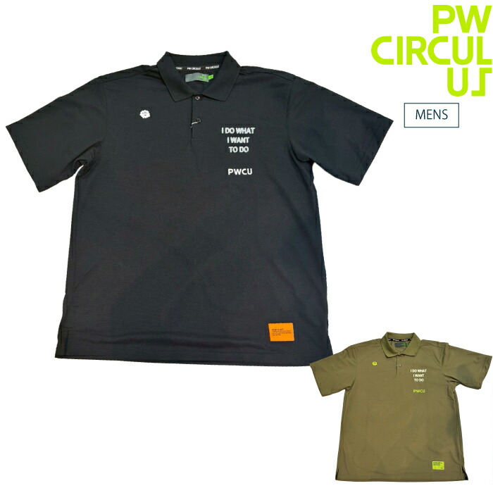 PW CIRCULUS 　完売品　今期半袖ポロシャツ ポロシャツ メンズ ピーダブリュサーキュラス PW CIRCULUS 2025