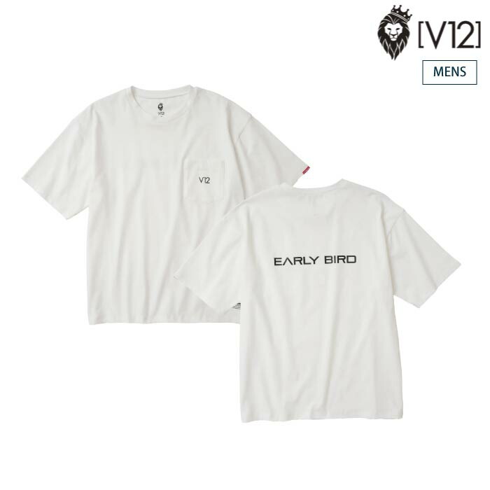 V12 ヴィトゥエルブ ゴルフお召しもの メンズ 半袖プルオーバー EB TEE 伸ばすこと v122510-ts04 CACF_01
