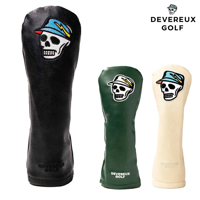 DEVEREUX GOLF デヴァローゴルフ メンズ レディース Icon Skull Hybrid Head cover ハイブリッドヘッドカバー 075754842 春夏 2026