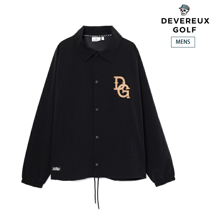 【20%OFF SALE】DEVEREUX GOLF デヴァローゴルフ ゴルフウェア メンズ DVG COACH JKT コーチジャケット ブルゾン ストレッチ 撥水加工 075762101 春夏 2026|ゴルフシティアルド