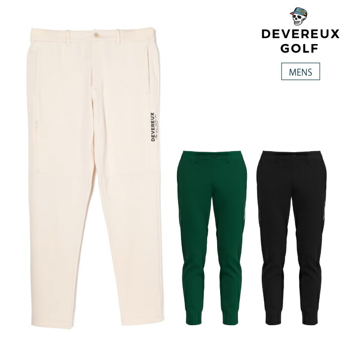 DEVEREUX GOLF デヴァローゴルフ ゴルフウェア メンズ DVG Classic Club Pants トラックパンツ テーパードシルエット 軽量 速乾 日本製 セットアップ対応 075762403 春夏 2026