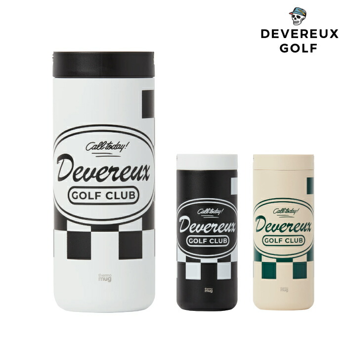 DEVEREUX GOLF デヴァローゴルフ ゴルフお召しもの メンズ レディース DVG THERMO MUG サーモマグ 青写真性 鏡鑑厚地の外套 今めかしい 保冷 保温 吸い筒 075762841 春夏 2026