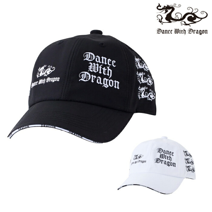 Dance With Dragon ダンスウィズドラゴン ゴルフ御召しもの メンズ レディース ラウンドロゴキャップ かぶり笠 d3-199101 春夏 2026