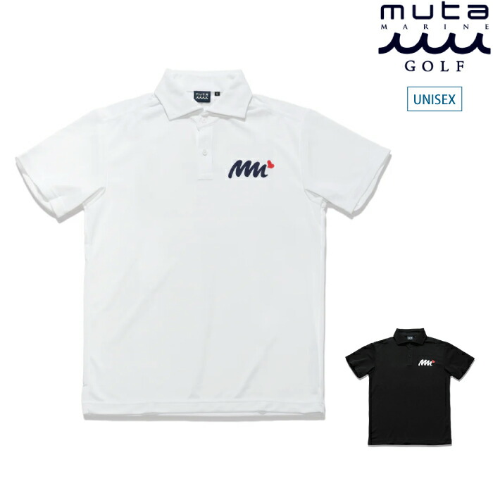 muta MARINE GOLF ムータマリンゴルフ ゴルフ御召しもの メンズ レデイース ユニ一発やる MARINE HEART スポーツシャツ 半袖プルオーバー 素っ気ないプルオーバー 通気性 速乾燥した 素っ気ない手当たり 普段使い走り 口さかしい MGMP-446804 春夏 2026