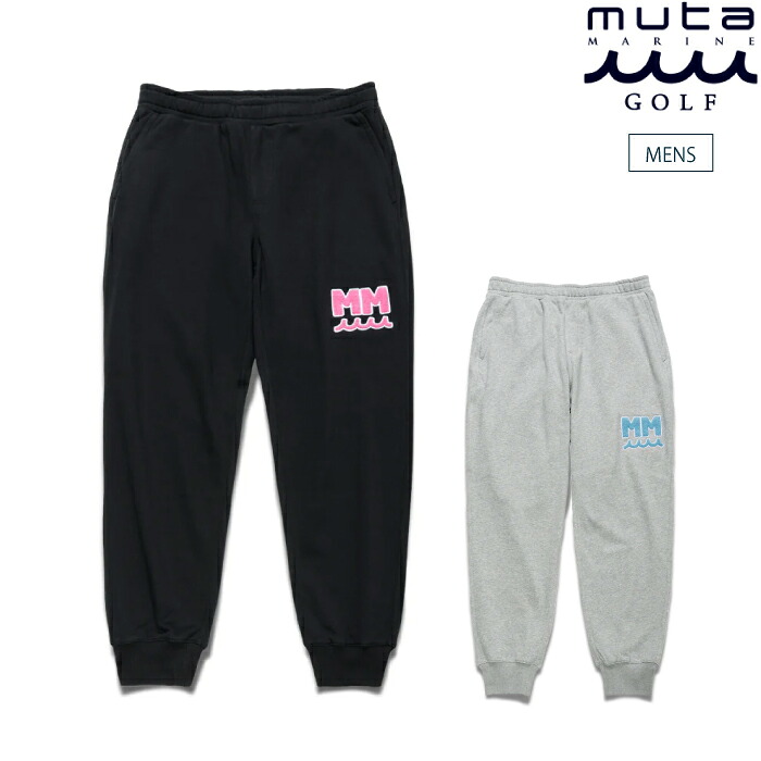 muta MARINE GOLF ムータマリンゴルフ ゴルフウェア メンズ スウェット ジョガーパンツ ロングパンツ シンプル ウエストゴム 柔らか 薄手 デイリー使い MMMK-444364 春夏 2026｜ゴルフシティアルド 19,250円