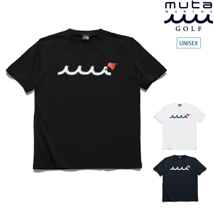 muta MARINE GOLF ムータマリンゴルフ ゴルフ御召しもの メンズ レディース ユニ一発やる POPEYE meets muta MARINE 8 SHADOW 伸ばすことティーシャツ か細い相応う mmmp-434775 春夏 2026