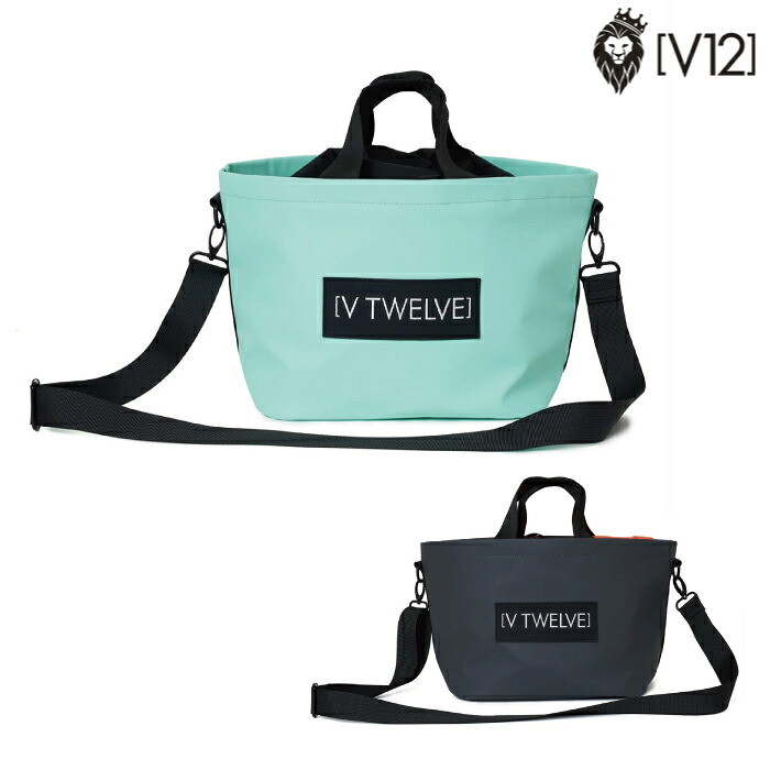 V12 ヴィトゥエルブ ゴルフ メンズ レディース DS CART BAG ショルダー付 カートバッグ 巾着仕様 2WAY マチ広め v122610-bg04 春夏 2026｜ゴルフシティアルド