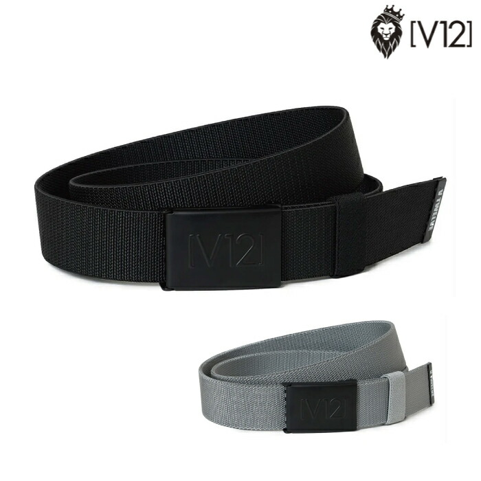 V12 ヴィトゥエルブ ゴルフ御召しもの メンズ レディース VT RUBBER BELT 天然ゴム胴締め ガチャベルト遣りかた 大きさ自然調整能力のある v122610-bl01 春夏 2026