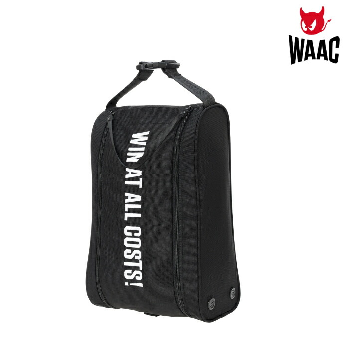 WAAC ワック ゴルフ メンズ レディース UNISEX ライトシューズケース 通気性 ファスナー遣りくち 手持ち部分付 072254813 春夏 2026