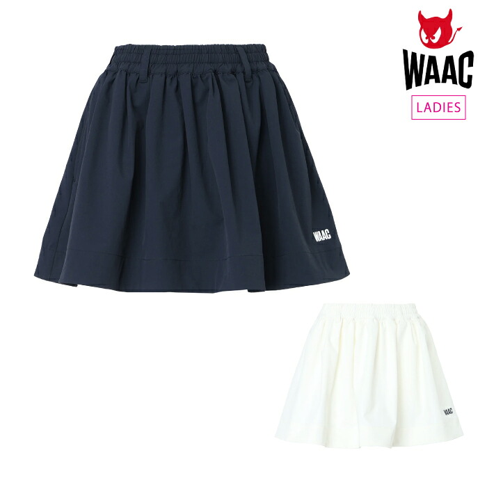 WAAC ワック ゴルフお召しもの レディース WOMEN 4WAY伸ばすこと スコート はっ水溶性 当たること冷感役立つこと 酉の方角天然ゴム遣りかた 肌付きズボン下一体型 072262380 春夏 2026