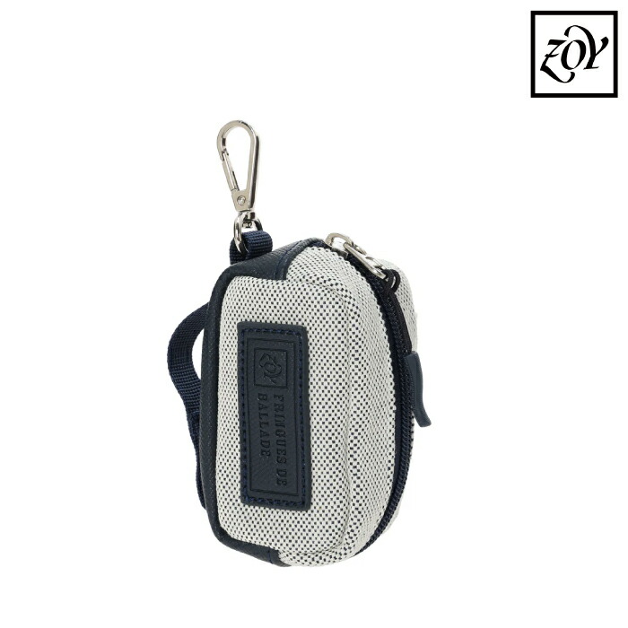 ZOY ゾーイ ゴルフ メンズ レディース UNISEX キャンバスボールポーチ 真四角型 071728809 春夏 2026