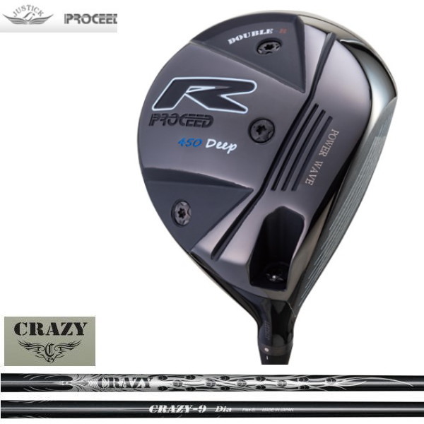 ジャスティック PROCEED プロシードDOUBLE-R 460 ヘッドのみ 楽天市場】PROCEED DOUBLE-R 460 DEEP DRIVER HEADジャスティック