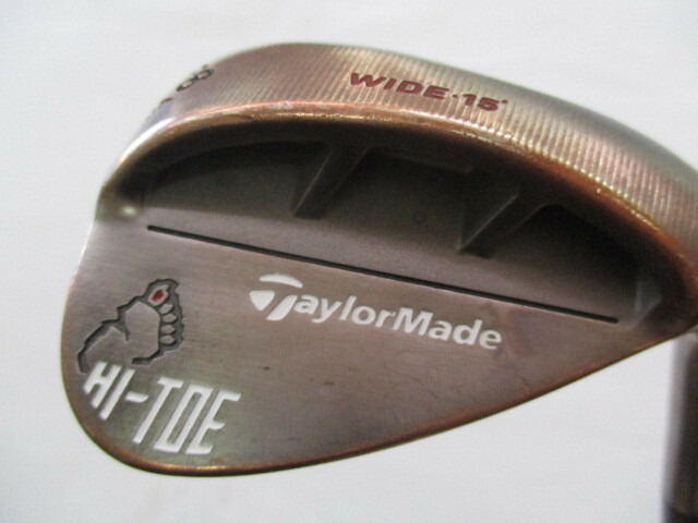 【中古】テーラーメイド HI-TOE RAW BIG FOOT ウェッジ 58° S200フレックス 34.75インチ ダイナミックゴールド HT Cランク 右利き用 Taylormade ゴルフクラブ ゴルフドゥ ゴルフ用品 GOLF DO 中古ゴルフク