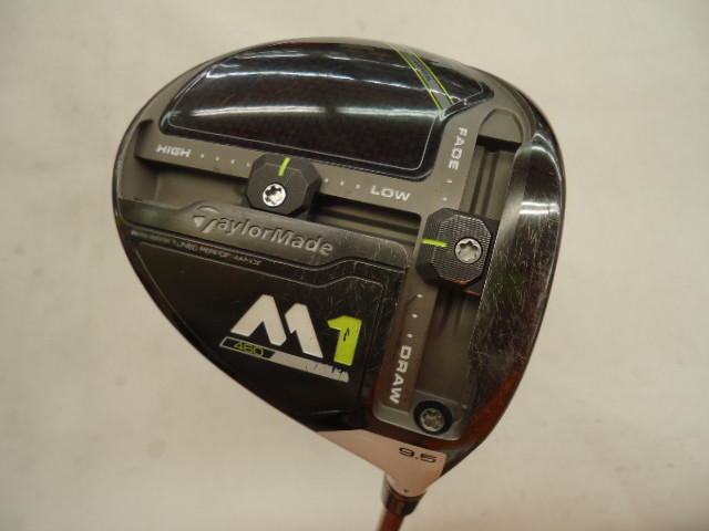 【中古】テーラーメイド M1 460 2017 ドライバー 9.5° Sフレックス 45.75インチ ヘッドカバーあり Speeder569EVOLUTION ?GLOIRE F リシャフト品 Dランク 右利き用 Taylormade ゴルフクラブ ゴルフドゥ ゴルフ