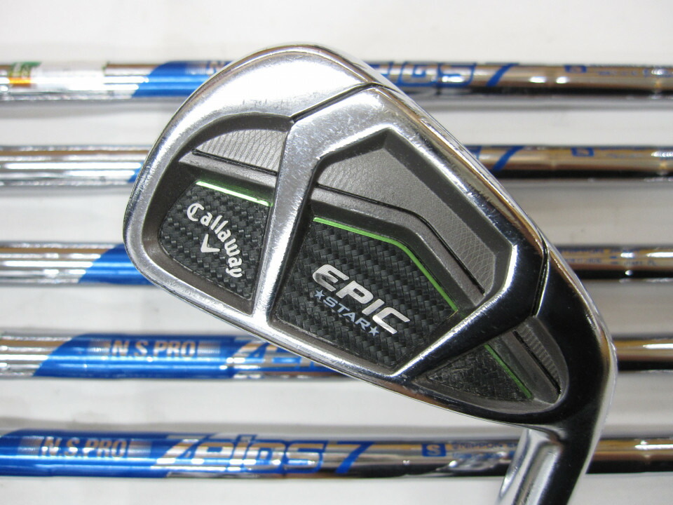 【中古】キャロウェイ EPIC STAR アイアンセット 23&deg; Sフレックス 38.0インチ NSプロ Zelos 7 Cランク 右利き用 Callaway ゴルフクラブ エピックスター ゴルフドゥ ゴルフ用品 GOLF DO 中古ゴルフクラブ｜ゴルフ ドゥ 中古クラブ店