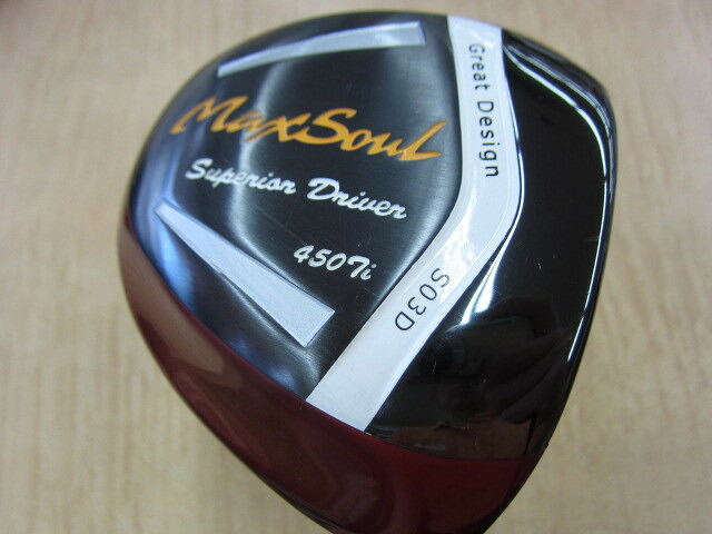 【中古】マックスソウル Superior S03 ドライバー 9.5° Sフレックス 46.0インチ ヘッドカバーあり SPEEDER　661 EVOLUTION リシャフト品 Bランク 右利き用 Max Soul ゴルフクラブ ゴルフドゥ ゴルフ用品 GO 25,330円