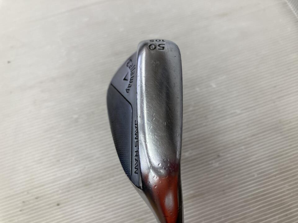 【中古】キャロウェイ JAWS RAW クロム ウェッジ 50&deg; Sフレックス 35.25インチ NSプロ MODUS 3 TOUR 115 Dランク 右利き用 Callaway ゴルフクラブ ジョーズ ロウ ゴルフドゥ ゴルフ用品 GOLF DO 中古ゴルフ｜ゴルフ ドゥ 中古クラブ店