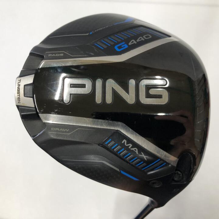 【中古】ピン G440 MAX ドライバー 9° Xフレックス 45.5インチ ヘッドカバーあり ATTAS SUNRISE 4 リシャフト品 Cランク 右利き用 PING ゴルフクラブ G440マックス ゴルフドゥ ゴルフ用品 GOLF DO 中古ゴ|ゴルフ ドゥ 中古クラブ店